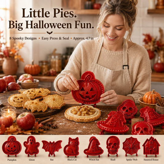 🎃 8-Piece Halloween Mini Hand Pie Mold Set - BUY 2 GET 1 FREE