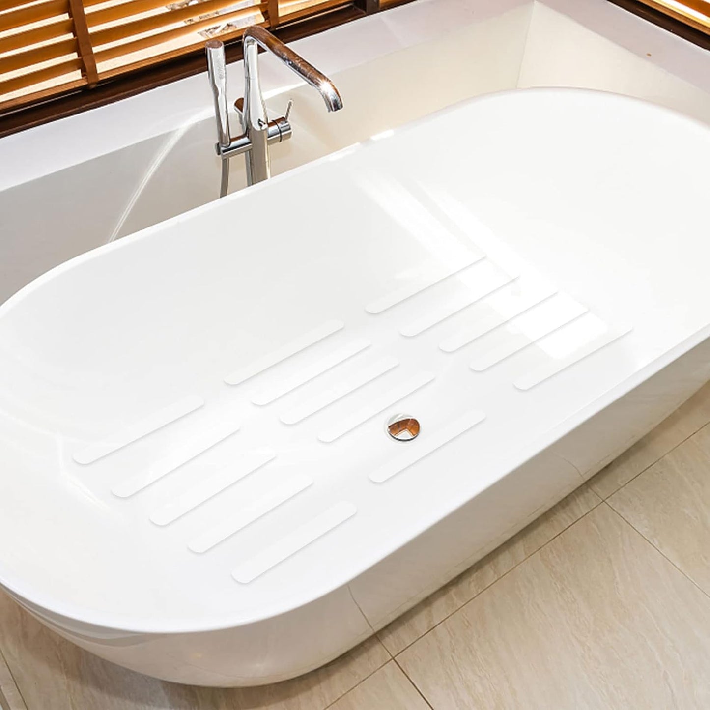 🏆Flash Sale⚡ 50K+ SOLD! Almost Gone-💥Anti-Slip Bath Mat Tape - Waterproof Non-Skid Adhesive Strips for Shower Floor, Bathtub & Stairs, Strong Grip Safety Tape