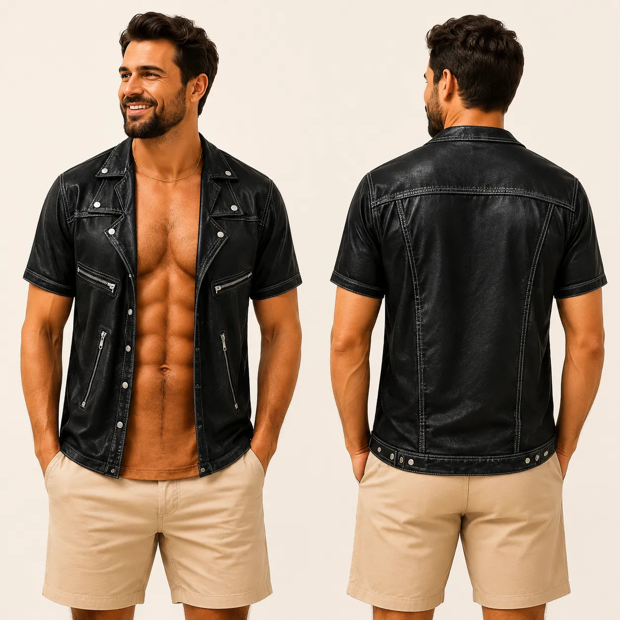 Funny Muscle T Shirt for Men, Hawaiian Shirt Illusion Tee, Personalized 3D Fake Open Shirt💪🔥