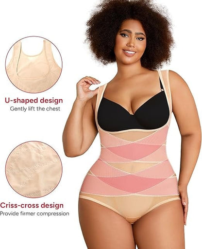🏆 High-Waist Shapewear Bodysuit – Sculpt Your Dream Curves ✨