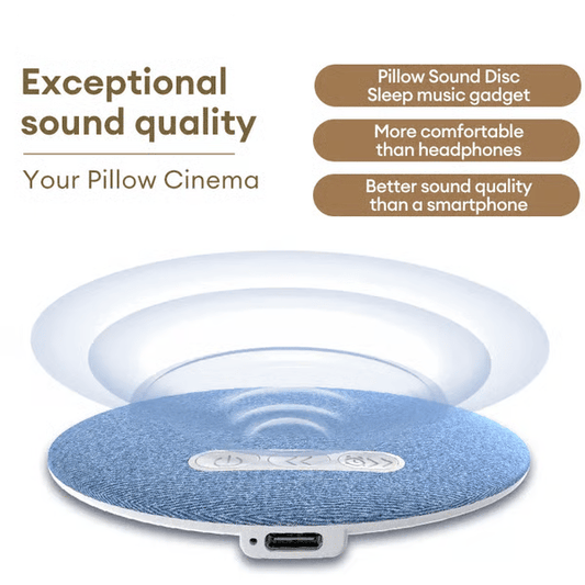 🔥S1 Ultra-Thin Bluetooth Pillow Speaker - Bone Conduction Technology