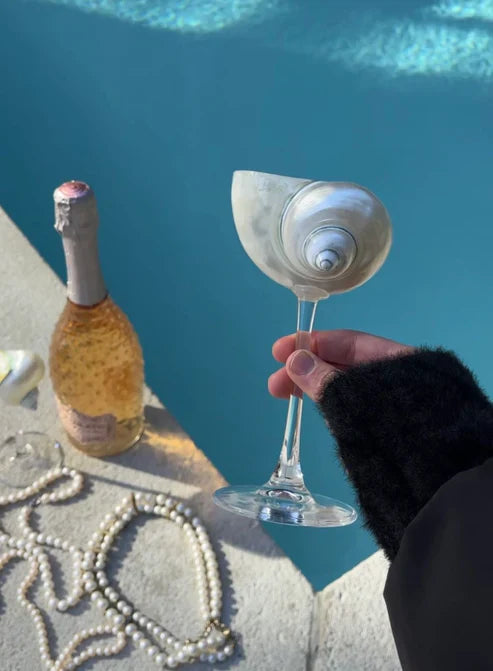 Little Mermaid Champagne Glass