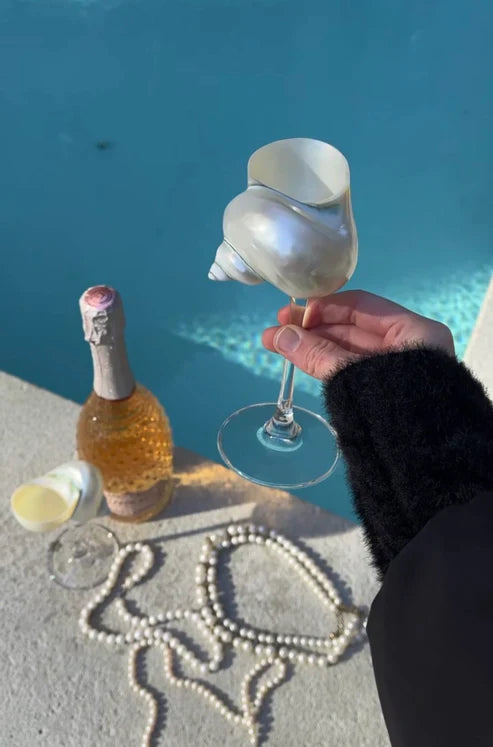 Little Mermaid Champagne Glass