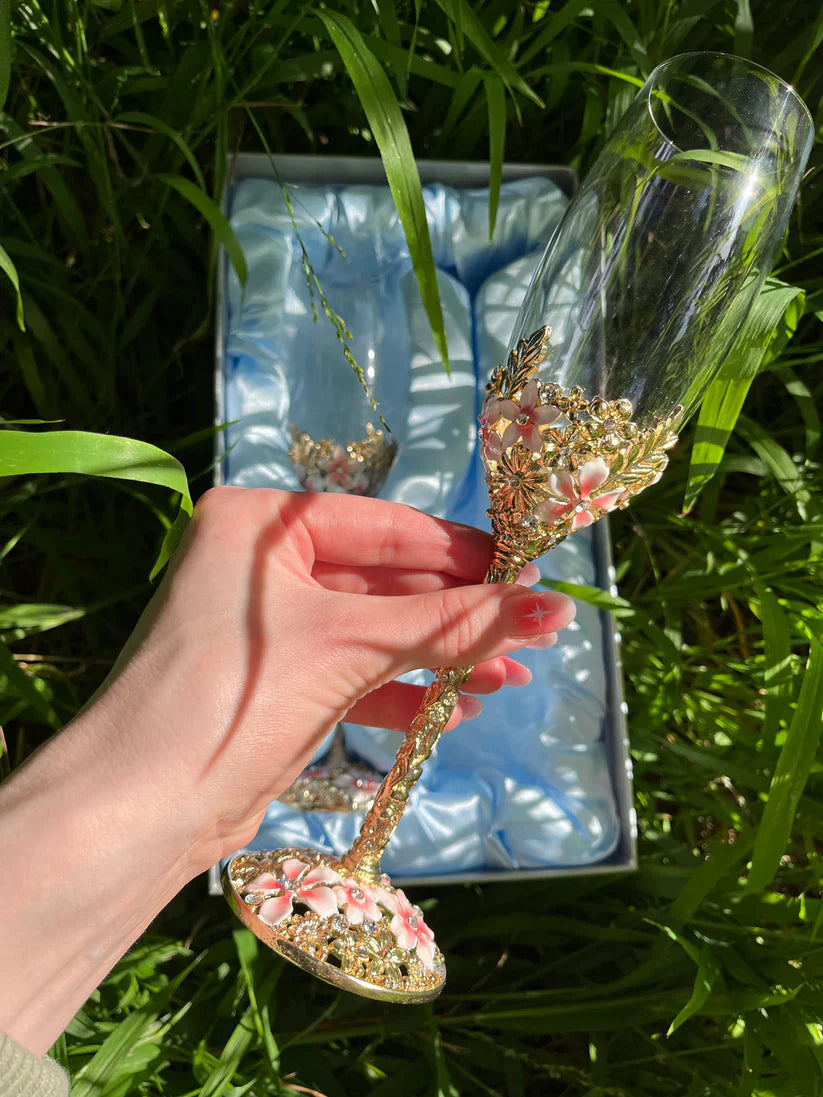 Sleeping Beauty Champagne Flute (Set of Two)
