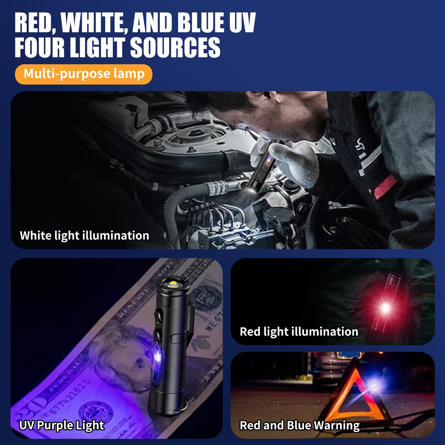 🔦 Mini Multifunctional Aluminum Alloy Flashlight – Compact, Durable & Versatile