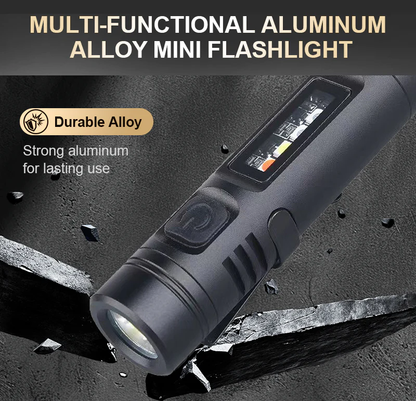 🔦 Mini Multifunctional Aluminum Alloy Flashlight – Compact, Durable & Versatile
