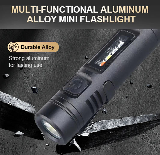 🔦 Mini Multifunctional Aluminum Alloy Flashlight – Compact, Durable & Versatile
