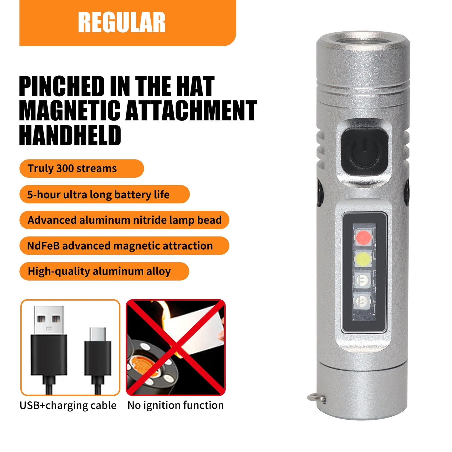 🔦 Mini Multifunctional Aluminum Alloy Flashlight – Compact, Durable & Versatile