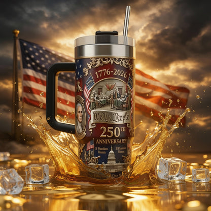 ⚡️Limited In Stock⚡️- U.S. 250th Anniversary Commemorative Travel Tumbler (1776-2026)
