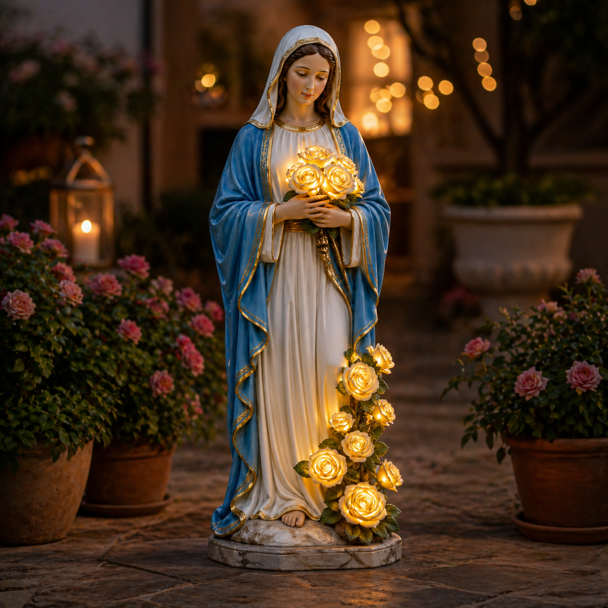 💗 Virgin Mary Garden Light – A Meaningful Gift for Faith, Comfort & Blessings