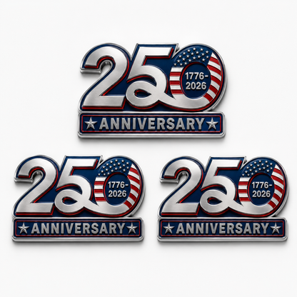 🎉2026 Hot Sale 65K+ ❤️ 250th Anniversary Car Emblem