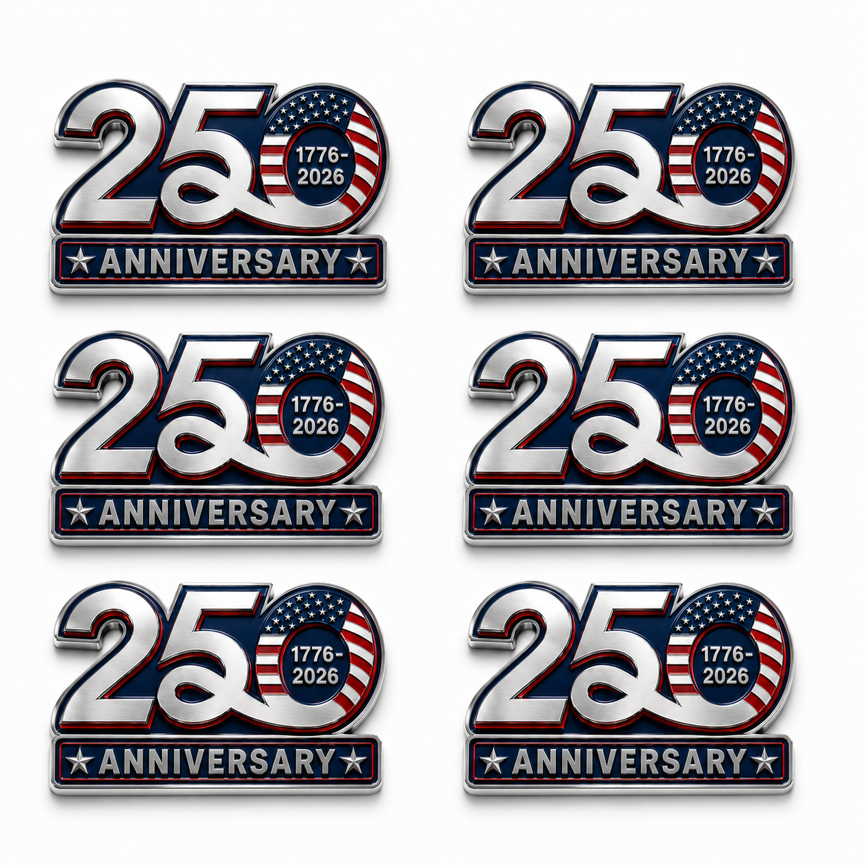 🎉2026 Hot Sale 65K+ ❤️ 250th Anniversary Car Emblem