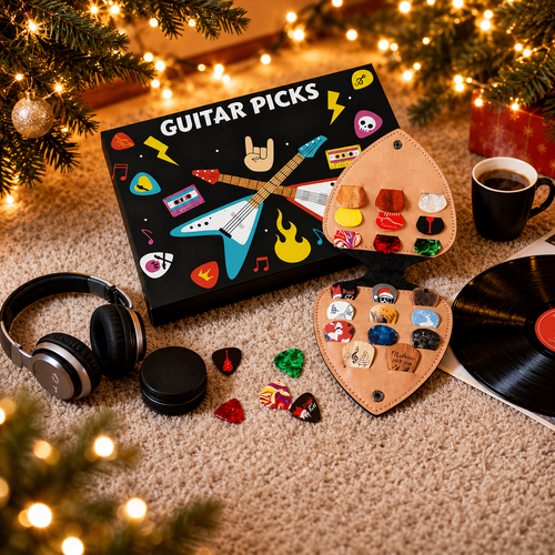 Christmas Guitar Pick Countdown Blind Box