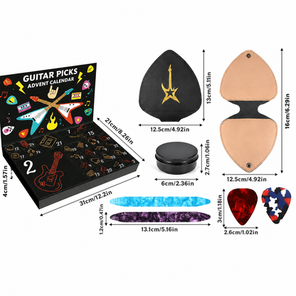 Christmas Guitar Pick Countdown Blind Box