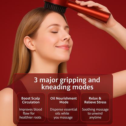 3-in-1 Comb Radiant Renewal Haircare Brush with Red Light Therapy