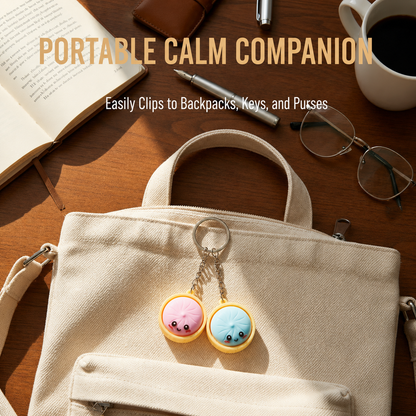Cute Mini Dumpling Keychain