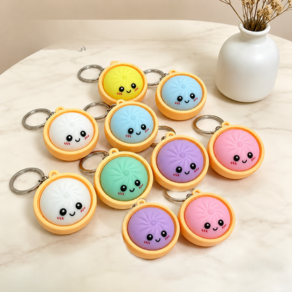 Cute Mini Dumpling Keychain