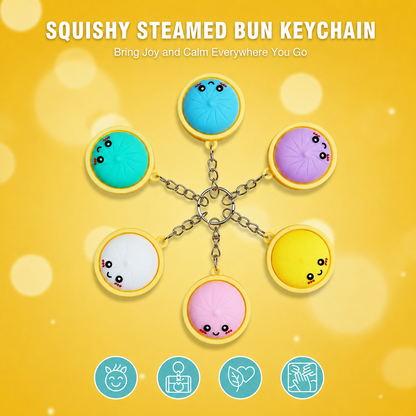 Cute Mini Dumpling Keychain