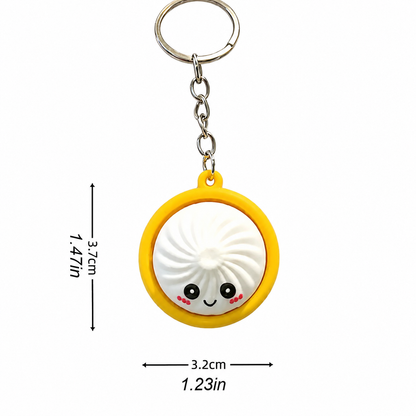 Cute Mini Dumpling Keychain