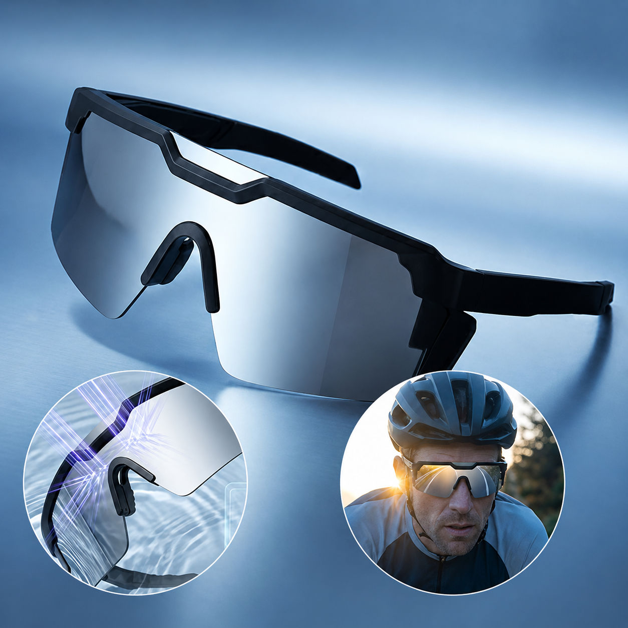 New-Polarized Performance Cycling Sunglasses
