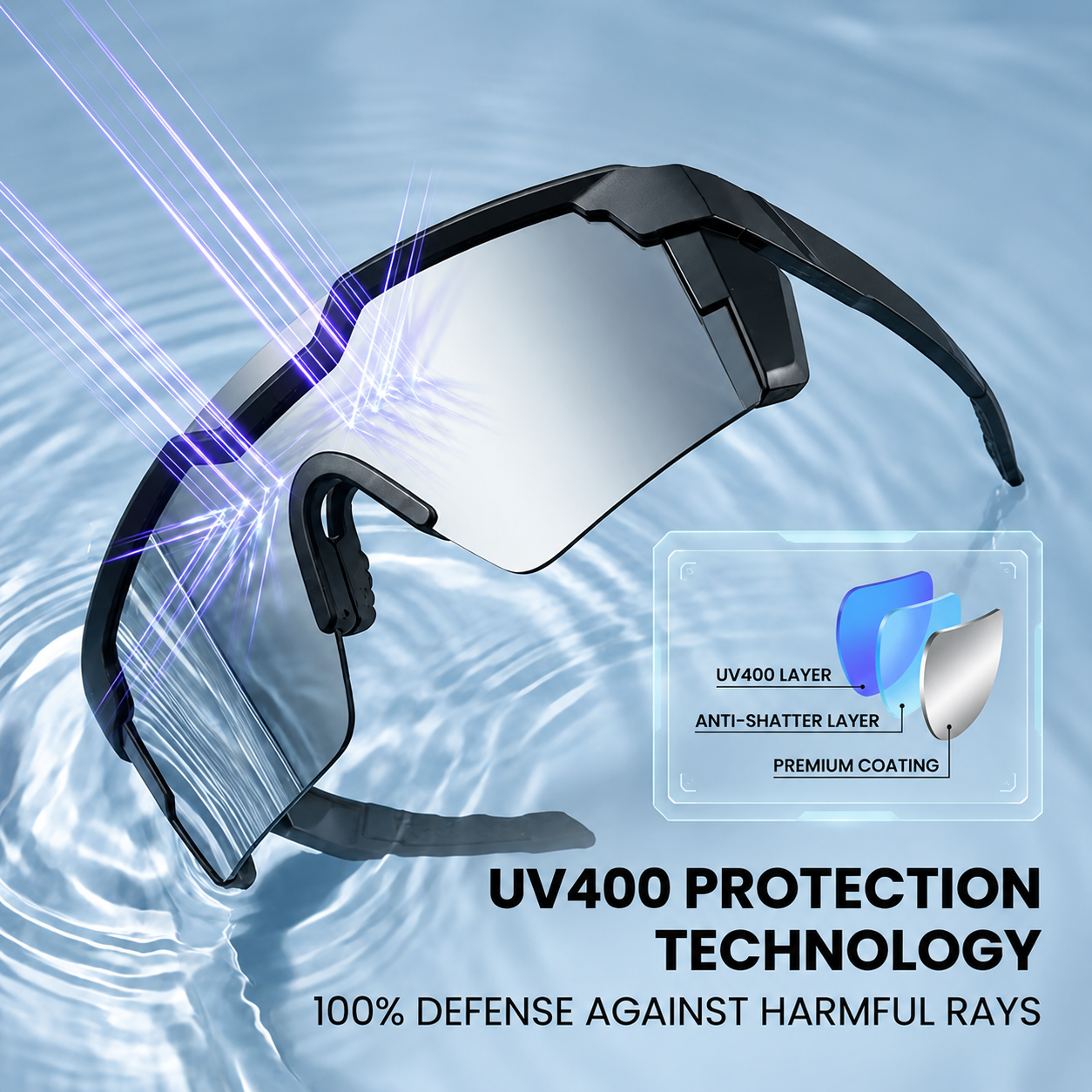 New-Polarized Performance Cycling Sunglasses
