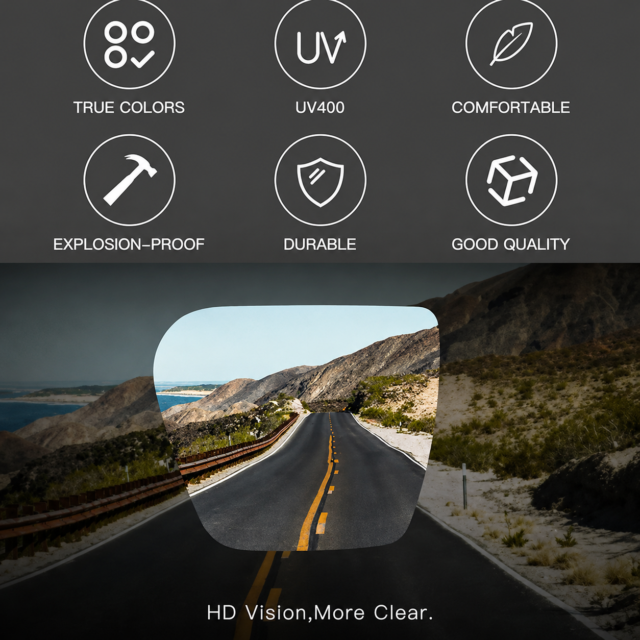 New-Polarized Performance Cycling Sunglasses