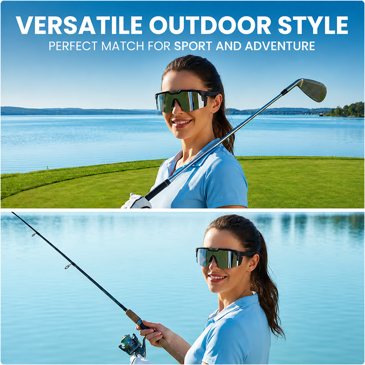 New-Polarized Performance Cycling Sunglasses