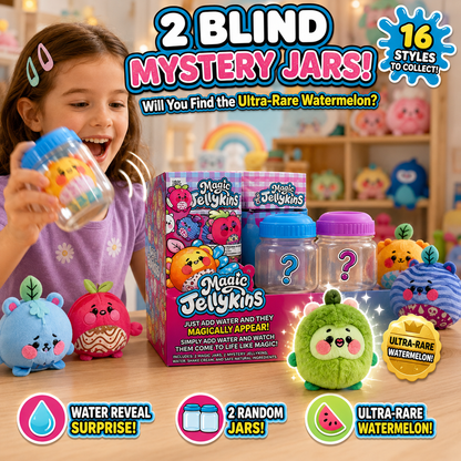 ✨ Magic Jellykins Water Reveal Squishy Plush Toy - 16 Styles to Collect