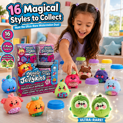 ✨ Magic Jellykins Water Reveal Squishy Plush Toy - 16 Styles to Collect
