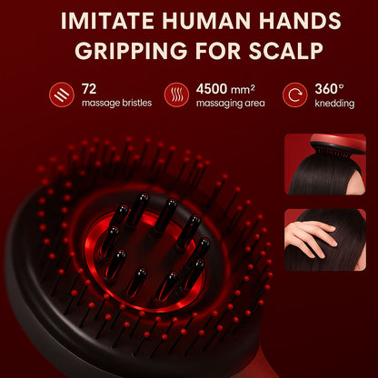3-in-1 Comb Radiant Renewal Haircare Brush with Red Light Therapy