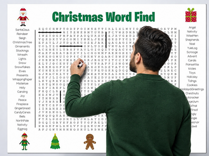 🎉 Jumbo Thanksgiving Word Search Poster(🎉Giant 36"x24" Wall Game)