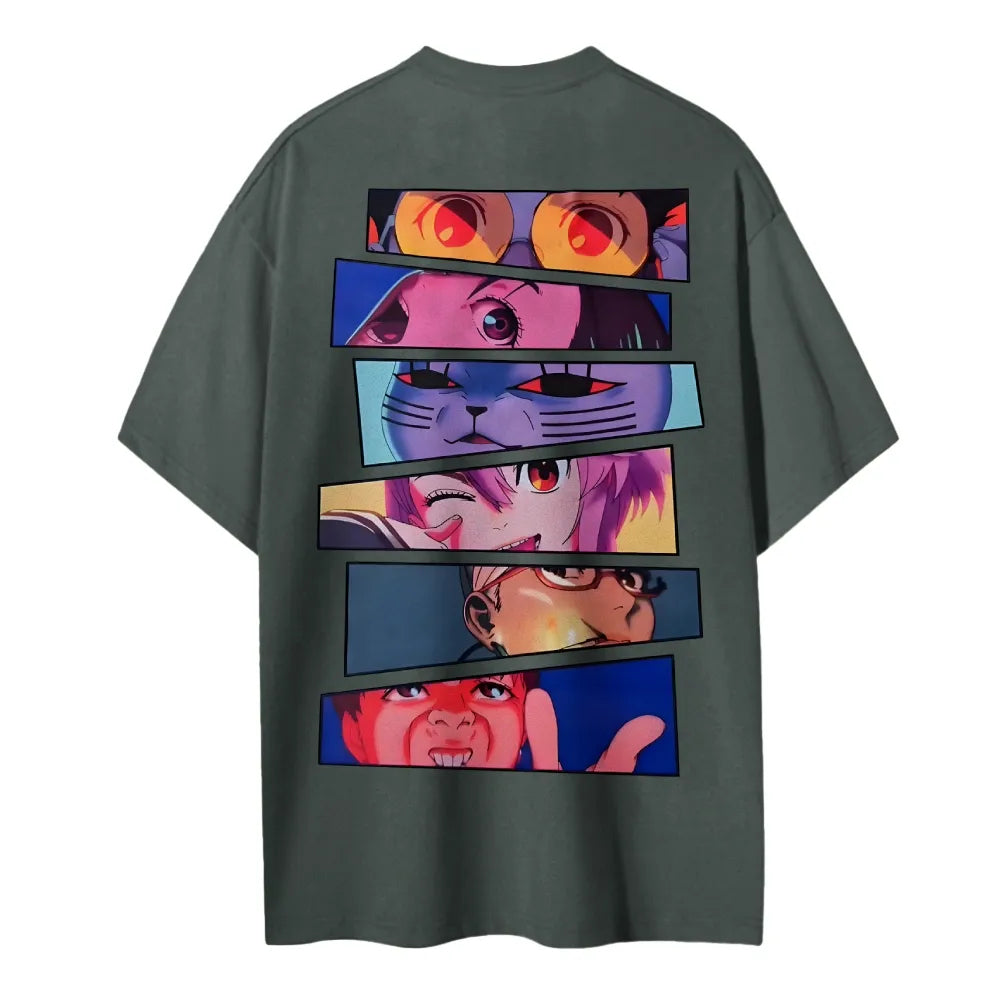 DANDADAN Unisex Round Neck Anime T-shirt