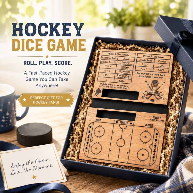 🏒🎲Hockey Dice Game🥳Buy 2 Get 10% Off