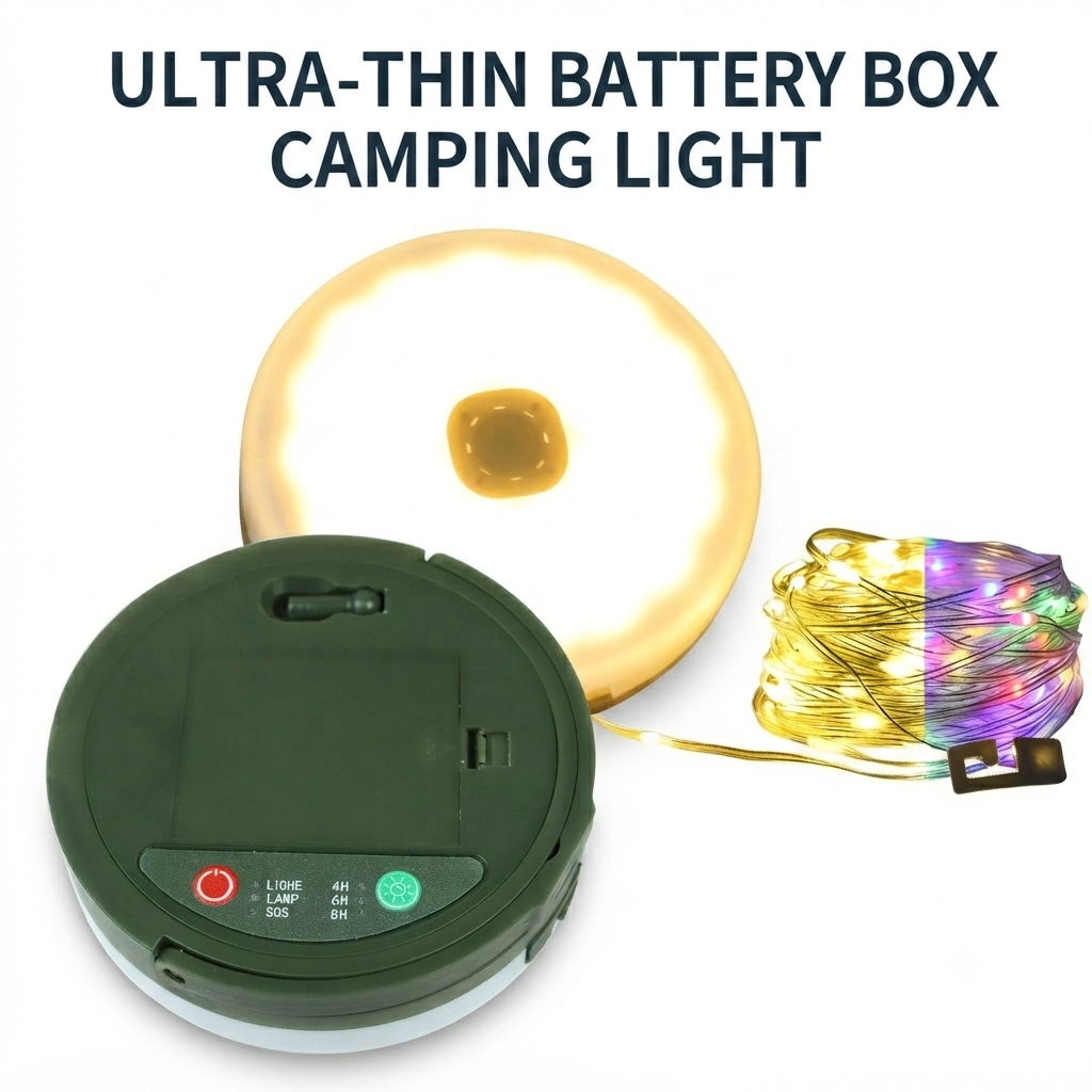 🔆 Solar String Lights 32.8ft – 5400mAh, Retractable & Waterproof for Camping & Emergencies