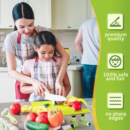 🔥Big Save 53% Off⏰🔥Kids Cooking Set - Safe Children's Cooking Tools Set, Mini Chef Set