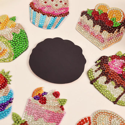 8PCS Magnetic Fridge Stickers DIY Diamond Painting Kit