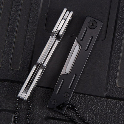👉 🔪 Stainless Steel EDC Folding Knife + 10 Blades