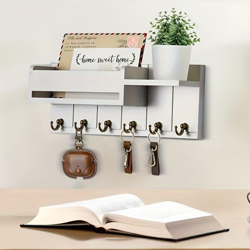 🎉 2026 Sale — Over 25 700 Sold!🔥 Wall‑Mounted Mail & Key Holder