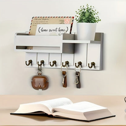 🎉 2026 Sale — Over 25 700 Sold!🔥 Wall‑Mounted Mail & Key Holder
