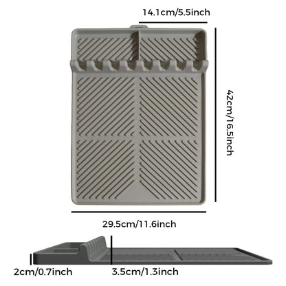 16.5x11" Silicone Mat – Heat Resistant, Dishwasher Safe, Non-Slip for Grill & Counter🔥Buy 2 Get 10% Off