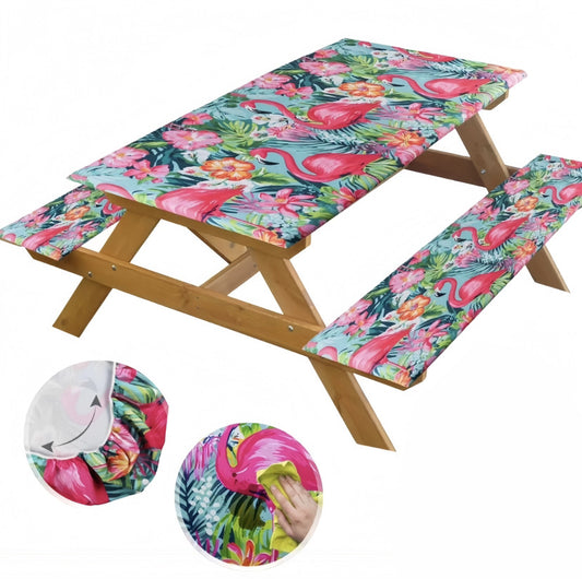 🧺 Stretch Picnic Tablecloth Set