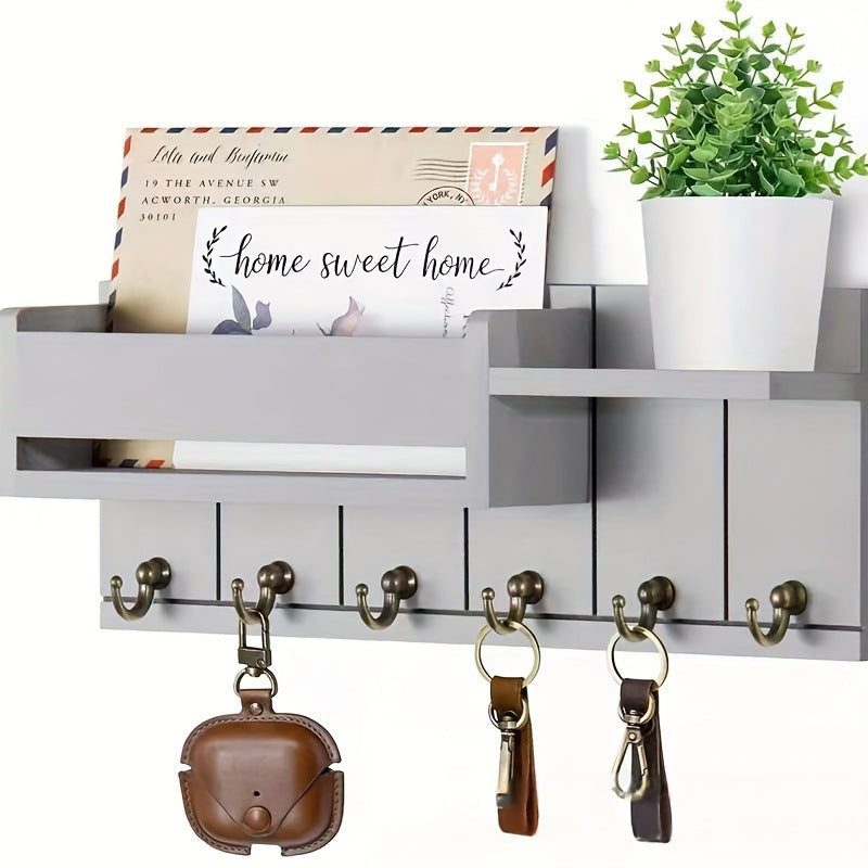 🎉 2026 Sale — Over 25 700 Sold!🔥 Wall‑Mounted Mail & Key Holder