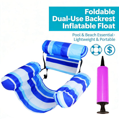 🌊 50% OFF Inflatable Pool Lounge Chair – FREE Air Pump Included