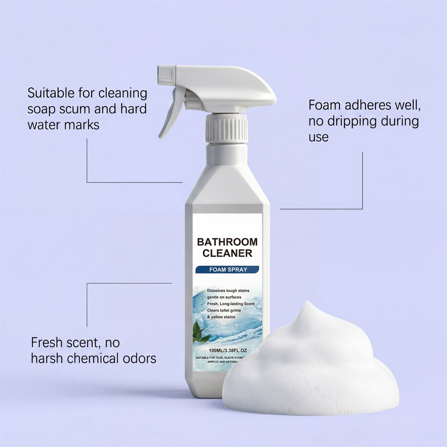 🔥 Scale Remover Bathroom Cleaner – Buy 2 Get 1 FREE 🫧✨
