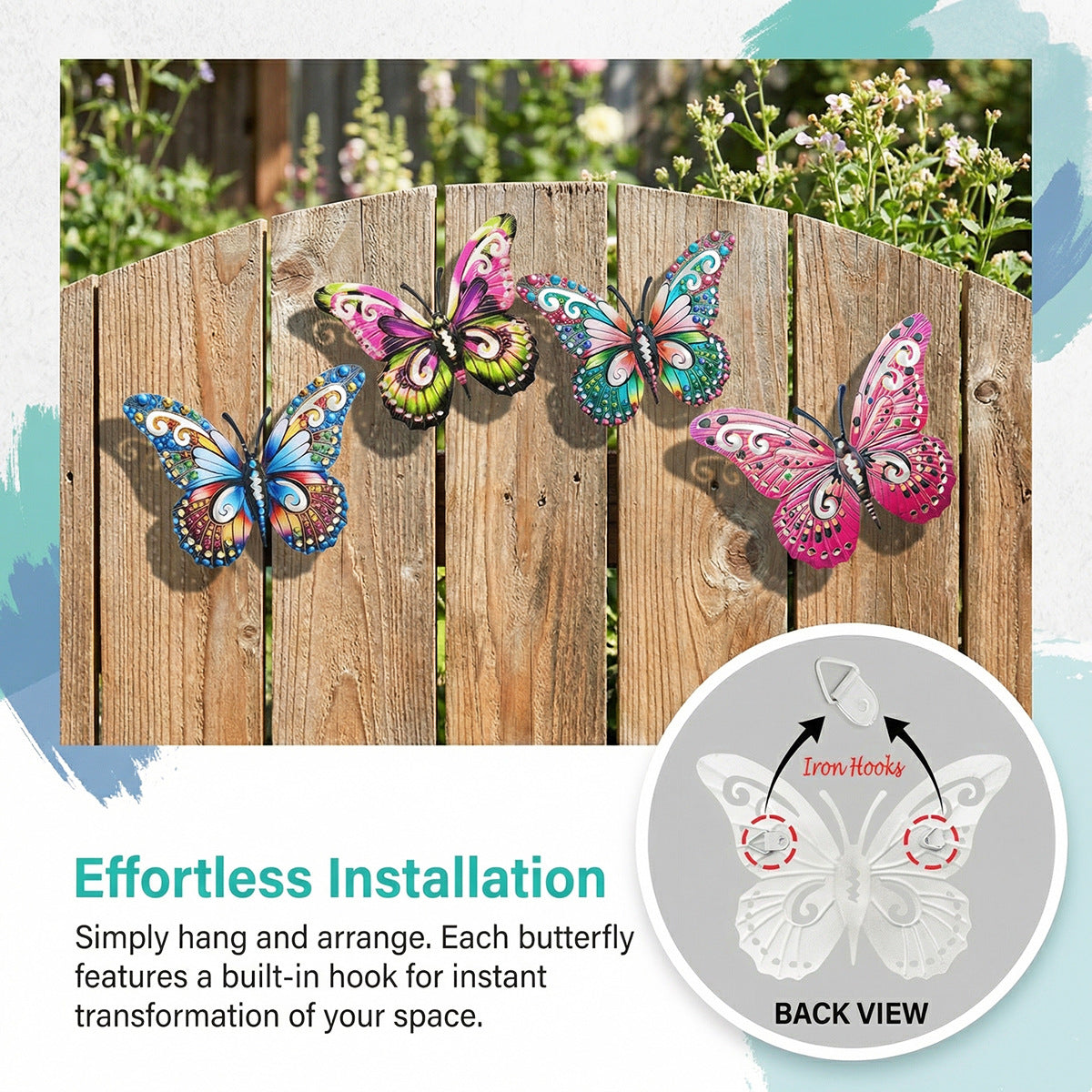 🦋 50% OFF Butterfly Metal Wall Decor Set ✨