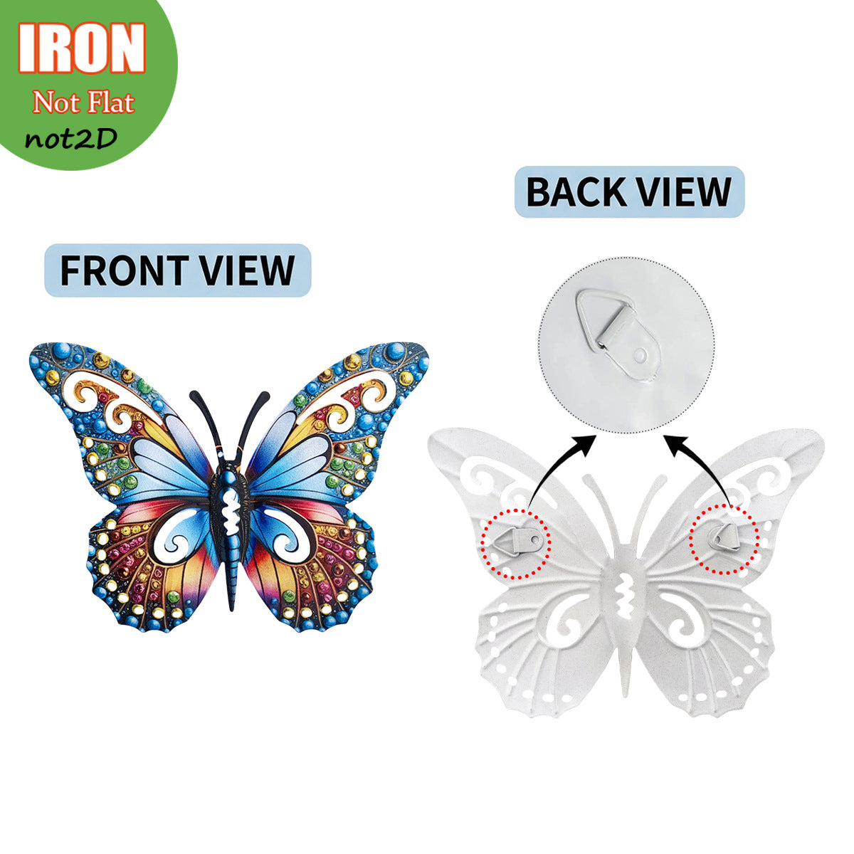 🦋 50% OFF Butterfly Metal Wall Decor Set ✨