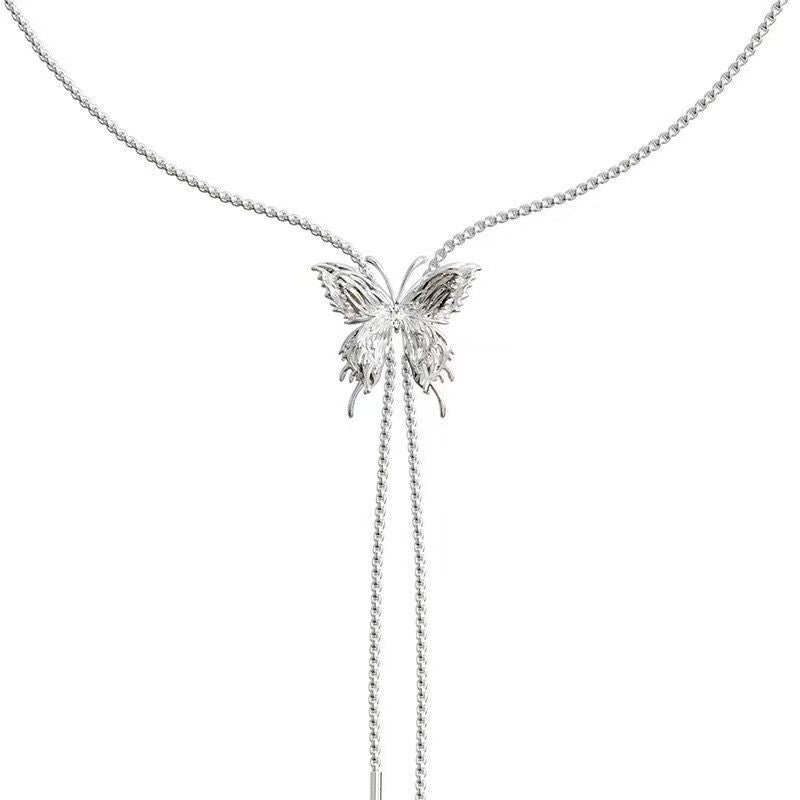 BUY 1 GET 1 FREE🦋Retractable Metal Liquid Butterfly Multifunctional Neck Chain💝