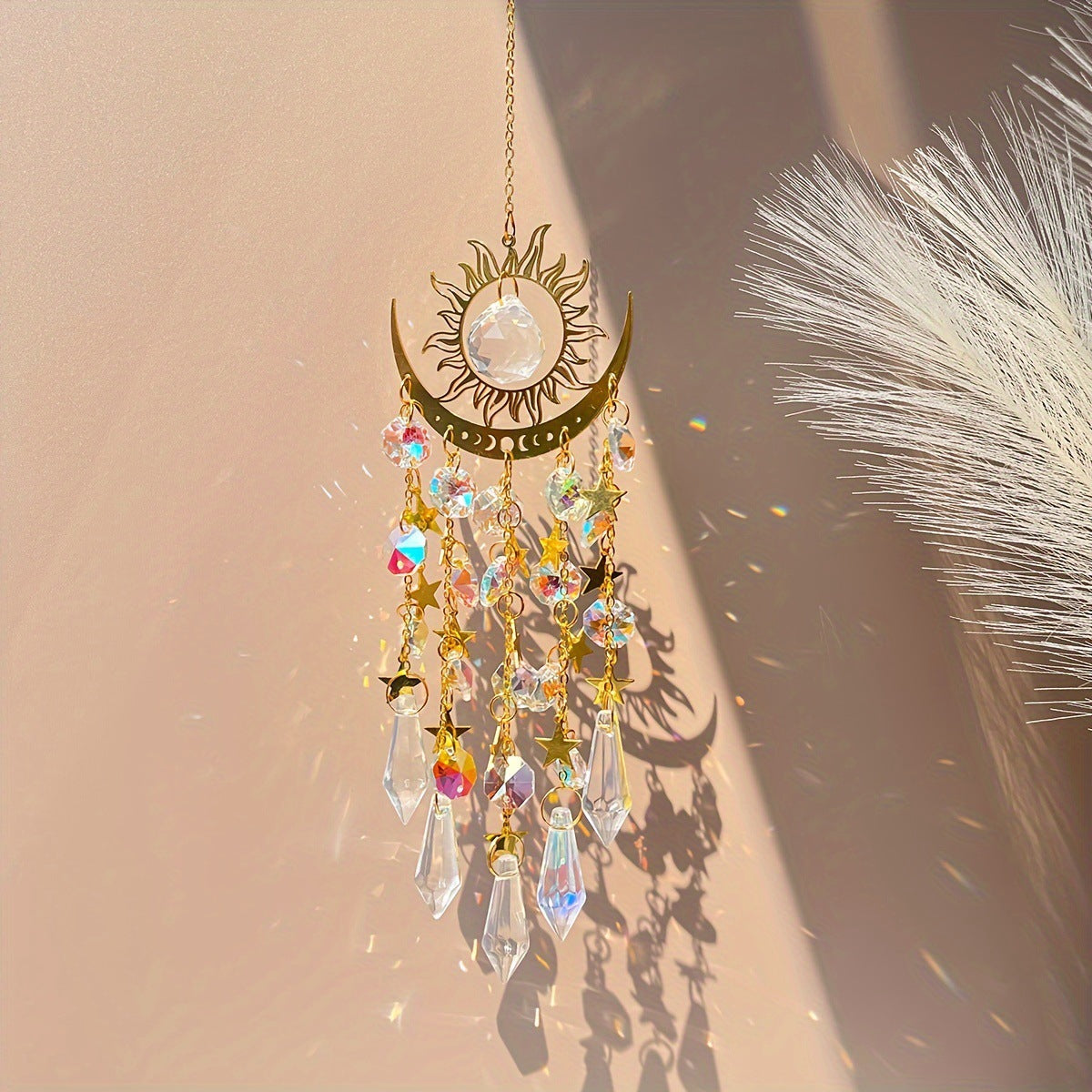 ✨Crystal Sun Catcher, lndoor Outdoor Decor for Window Bedroom Courtyard Garden☪️