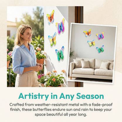 🦋 50% OFF Butterfly Metal Wall Decor Set ✨