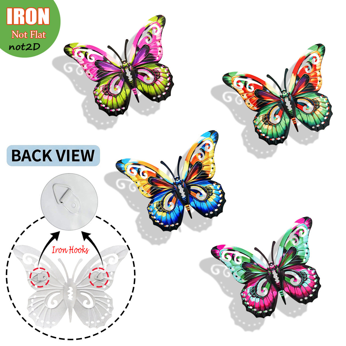 🦋 50% OFF Butterfly Metal Wall Decor Set ✨